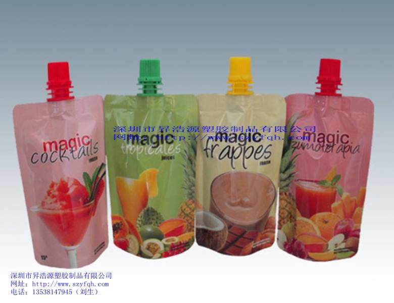 吸嘴自立袋-果汁包裝